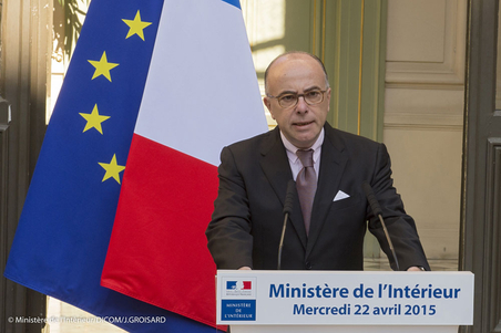 Conférence de presse de M. Bernard Cazeneuve du 22 avril 2015 © MI/SG/Dicom/J.Groisard