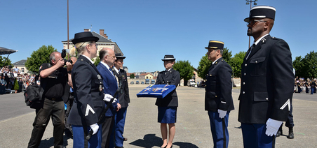 Cérémonie du baptême de la 121e promotion des Officiers de la Gendarmerie Nationale