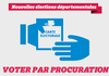 illustration vote par procuration campagne de communication pour les élections départementales 2015