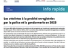 Info Rapide n°35 : Les atteintes à la probité enregistrées par la police et la gendarmerie en 2023