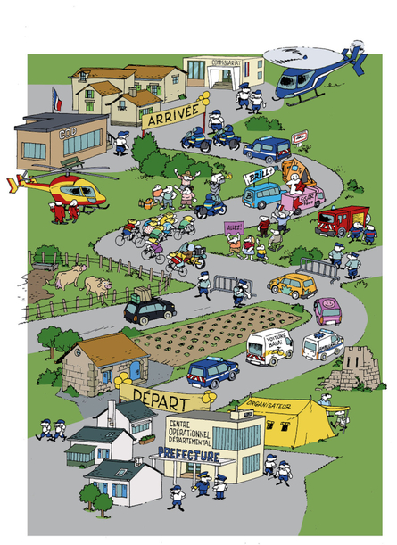 Dessin du Tour de France