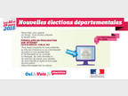 Infographie les nouvelles élections départementales 2015 - procuration en ligne