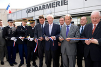 Brice Hortefeux inaugure la gendarmerie de Clermont-de-l'Oise