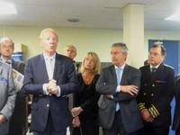 Visite de la brigade de gendarmerie d'Andrézieux-Bouthéon