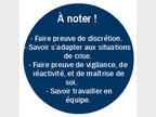Qualités requises
