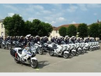 Motards en formation à l'ENP Sens