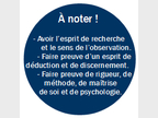 Qualités requises