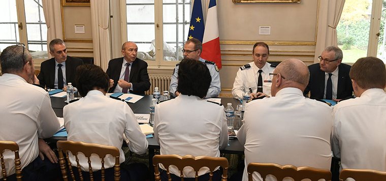 Réunion avec les représentants de la Gendarmerie nationale