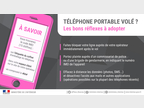 Téléphone portable volé