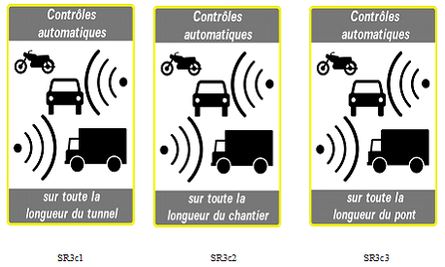 Panneaux de radar autonome