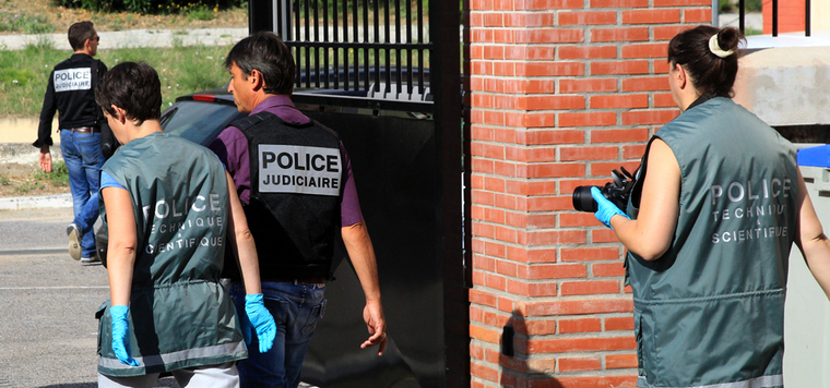 Début des investigations de la PJ à Perpignan après la disparition de Marie-José et Allisson Benitez © AFP