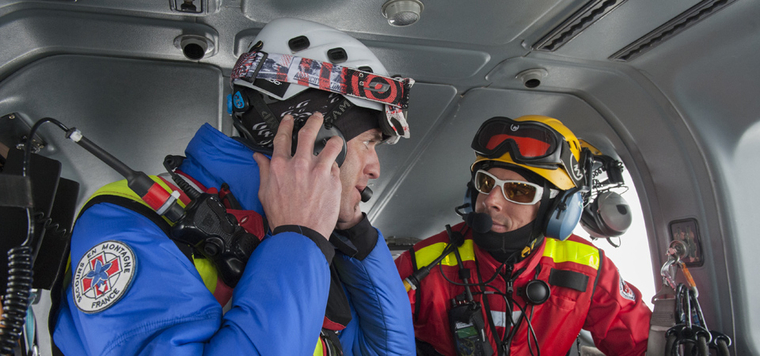 Secours mixte en hélico