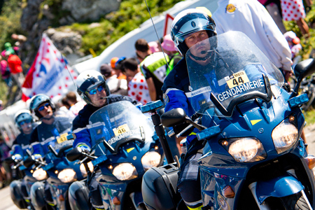 Escadron motocycliste gendarmerie © SIRPAG/Fabrice Balsamo
