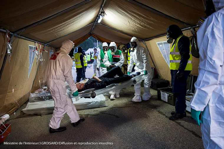 Exercice NRBC de Nîmes le 17 mars 2016