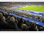 Tribune officielle lors du match France-Russie au Stade de France