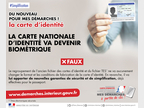La carte nationale d'identité va devenir biométrique