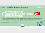 On pourra chercher une personne à partir de ses seules données biométriques : faux