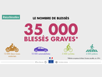 infographie sécurité routière : 35 000 blessés graves