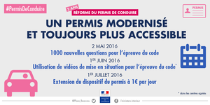 Réforme du permis de conduire : un permis modernisé et toujours plus accessible