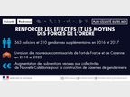 Renforcer les effectifs et les moyens des forces de l'ordre