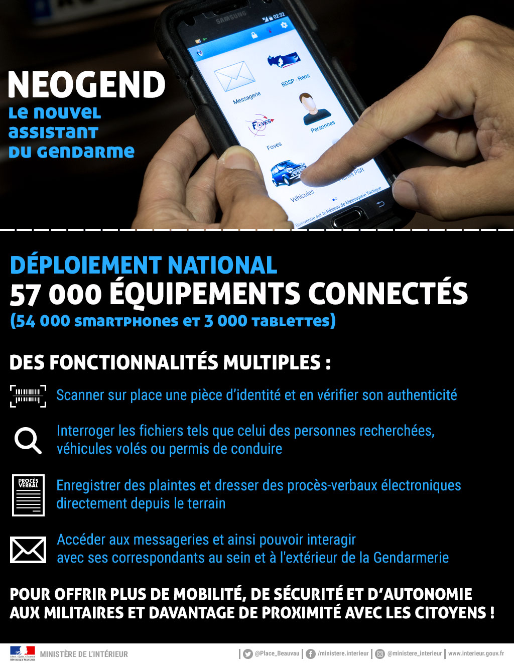 NeoGend, le nouvel assistant du gendarme