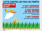 Lutte contre les feux de forêts : chiffres clés en 2017