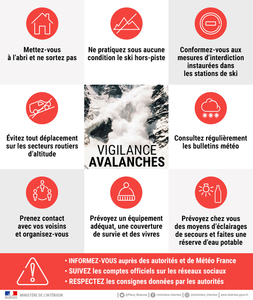 Avalanche : vigilance rouge
