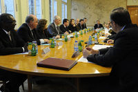 Le ministre de l'Intérieur et le ministre de la Défense en Bretagne © Sirpa Gendarmerie