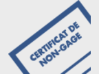 Certificat de non gage pour les particuliers