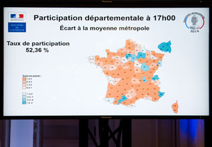 Municipales 2014 écran (c) MI/SG/Dicom/E.Delelis