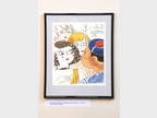 Peinture Le Marin et trois filles Jean Moulin