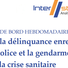 Tableau de bord - Etat de la délinquance enregistrée par la police et la gendarmerie durant la crise sanitaire au 19 avril 2020