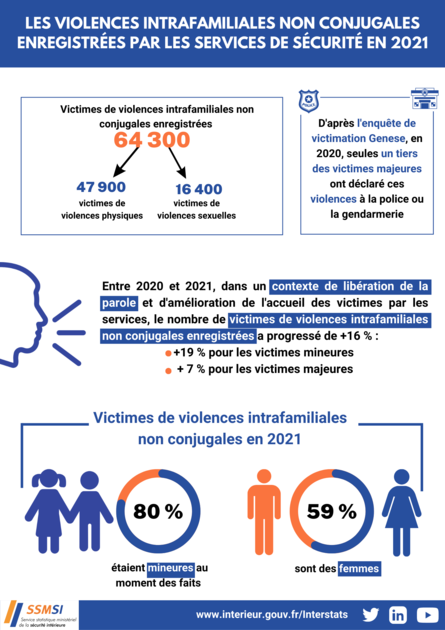 Les violences intrafamiliales non conjugales enregistrées par les services de sécurité en 2021_V3