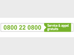 Numéro vert 0800 22 0800