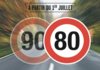 Abaissement de la vitesse à 80 km/h : publication du décret