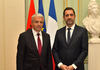 Rencontre avec M. Sandër Lleshaj, ministre de l'Intérieur albanais