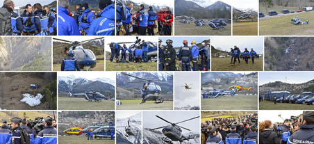 Vidéos et photographies de la zone du crash du vol Germanwings 4U9525