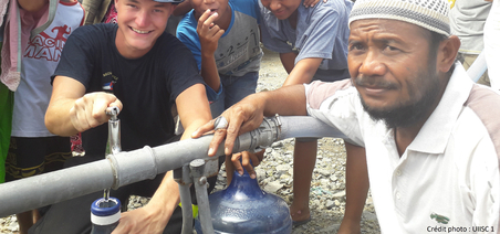 Une mission de traitement de l’eau en Indonésie pour la sécurité civile