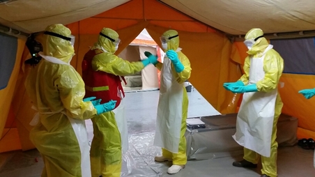 Action de formation Ebola entreprise par l'UIISC 1 de Nogent le Rotrou