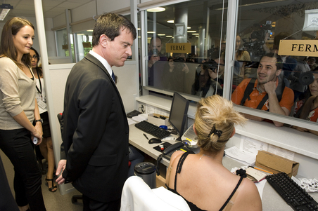 Déplacement de Manuel Valls à la préfecture du Val-de-Marne © Ministère de l'Intérieur