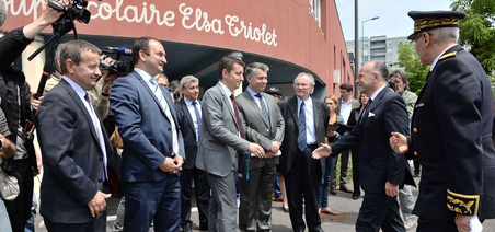 Déplacement de Bernard Cazeneuve à Saint-Etienne - crédit photo : MI / SG / DICOM / P.Chabot