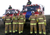 Des pompiers anglais en formation dans les Landes © SDIS 40