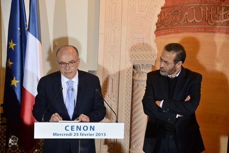 Bernard Cazeneuve à la rencontre de la communauté musulmane de Bordeaux - MI - SG - DICOM - Aurore Lejeune