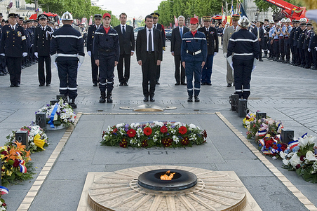 Hommage national aux sapeurs-pompiers de France - © J.Groisard /MI/SG DICOM
