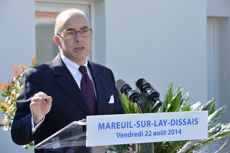 Le Ministre de l’Intérieur Bernard Cazeneuve s'est rendu en Vendée vendredi 22 août 2014