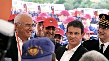 Manuel Valls ouvre la campagne de lutte contre les feux de forêt dans l'Hérault © Catherine Mallet - Préfecture 34