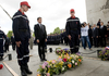 Manuel Valls, ministre de l'Intérieur, a rendu hommage aux sapeurs-pompiers de France