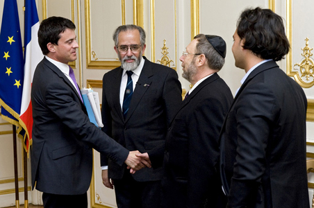 Rencontre avec les principaux responsables de la communauté juive de France