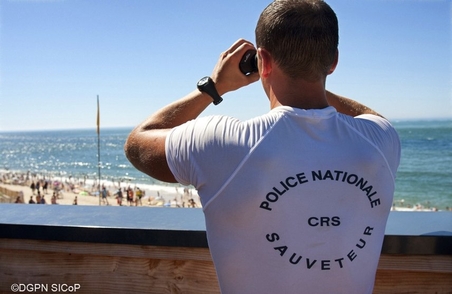 Surveillance des plages © DGPN - Sicop