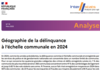 Géographie de la délinquance à l'échelle communale en 2024 - Interstats Analyse n°74